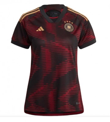 Maillot de foot Allemagne Extérieur Femmes Monde 2022 Manches Courte